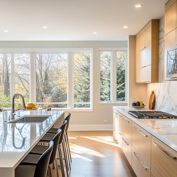 Renovated Kitchen with Natural Light