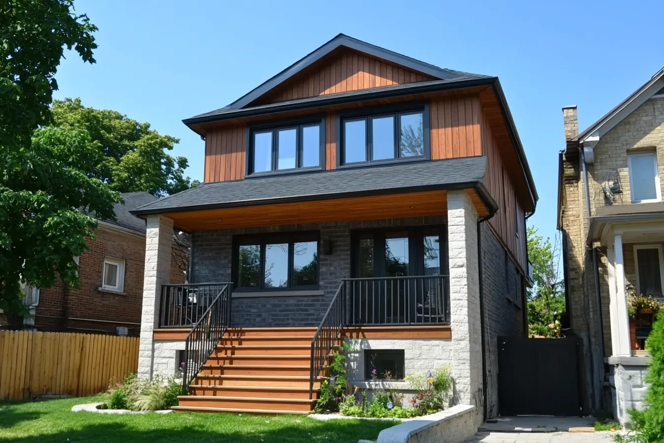 modern second story home addition